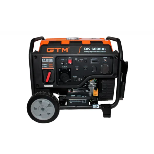 Генератор інверторний бензиновий GTM DK6000Xi 5.0/5.5 кВт з ручним запуском