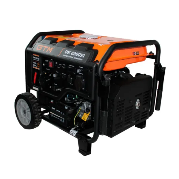 Генератор інверторний бензиновий GTM DK6000Xi 5.0/5.5 кВт з ручним запуском