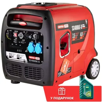 Инверторный генератор КВІТКА PRO SC4000iE-O + масло