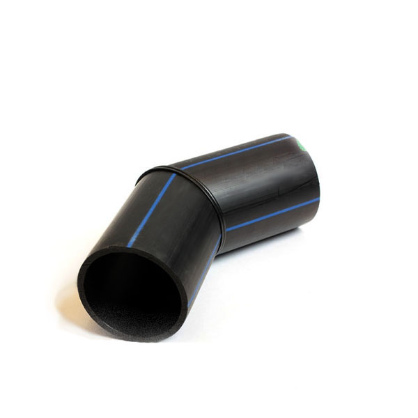 Отвод 45° 315 мм ПЭ-100 SDR17 сварной полиэтиленовый стыковой сегментный, колено ПНД