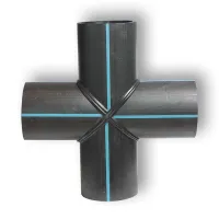 Крестовина 1400 мм ПЭ-100 SDR17 сварная стыковая полиэтиленовая ПНД сегментная