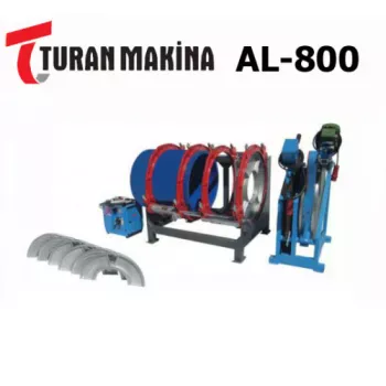 Апарат для стикового зварювання поліетиленових труб Turan Makina AL-800